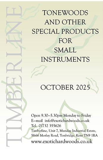 Exotic Hardwoods Timberline Tonewoods 20252